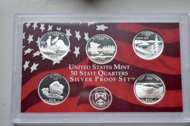 2005 2006 Silver US Proof Sets