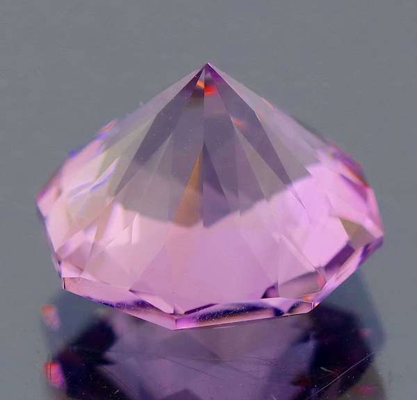 Excellent 6.62ct Portuguese cushion cut Bolivian Amethyst