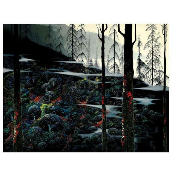 Dawns First Light limited edition by Eyvind Earle (1916-2000)