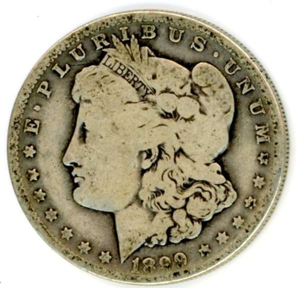 1899-O Morgan Silver Dollar