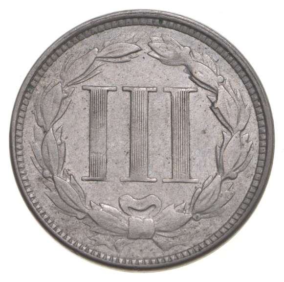 1867 Nickel Three-Cent Piece