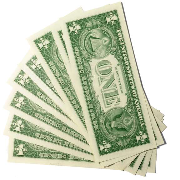 8 1957 CH CU $1 Star Silver Certificates