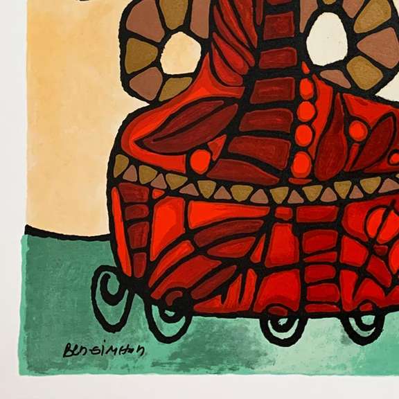 Blue Flowers Limited Edition by Ben-Simhon, Avi