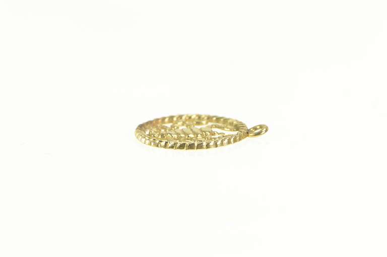14K Yellow Gold Scorpion Zodiac Scorpio Star Astrology Charm/Pendant