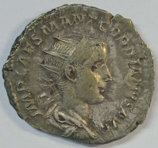 Original Gordian III Roman Silver Antoninianus, 238-244 AD