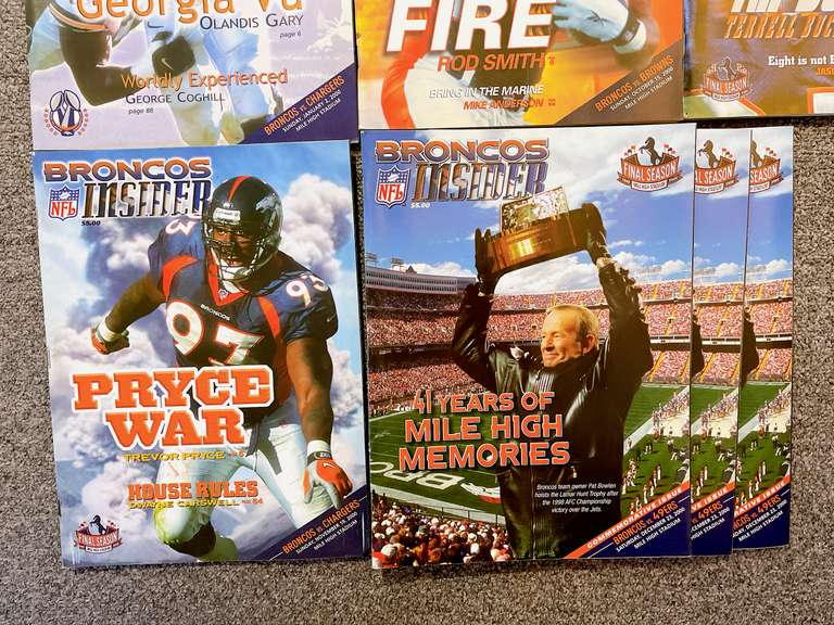 Broncos Insider Magazine Vintage