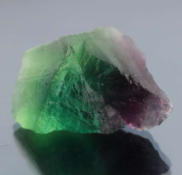 Glowing! 167.21ct Bi-color Fluorite matrix