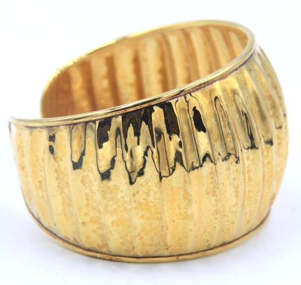 Italian 925 Sterling Silver Signed Cuff Bangle