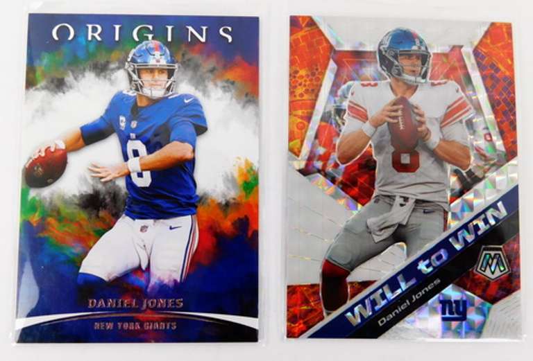 3 Daniel Jones, Giants QB Football Cards