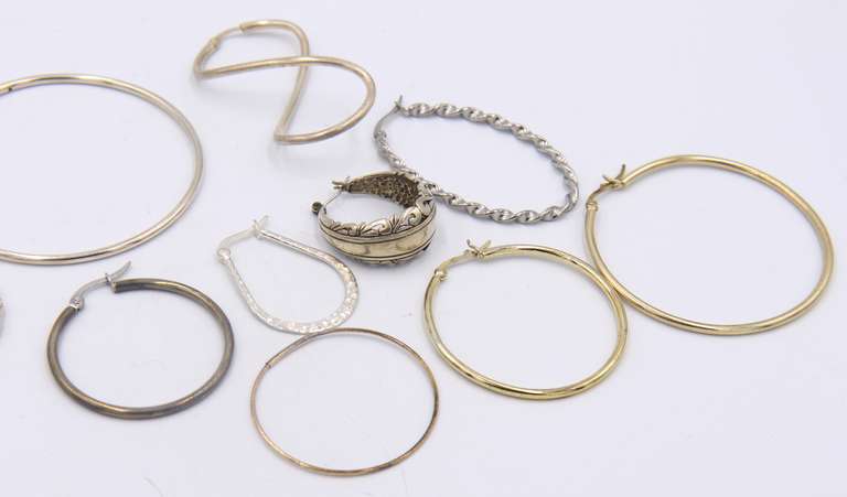 Vintage 925 Sterling Silver Group Lot of Mis Jewelry
