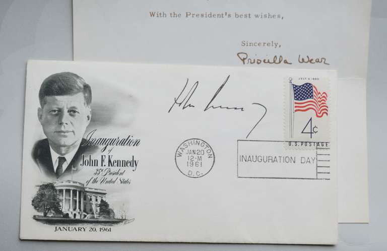 Autopen Signed 1961 JFK First Day Cover