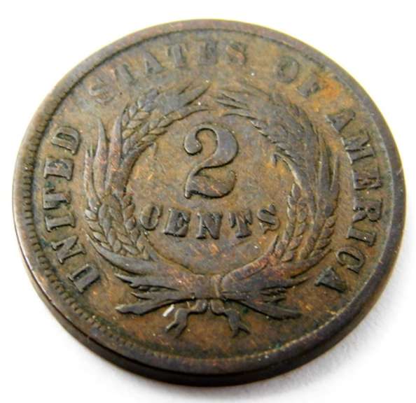 1864 U.S. 2 Cent Coin