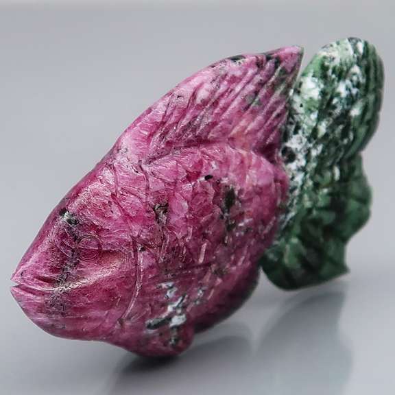 Giant! 96.13ct Ruby in Zoisite carving