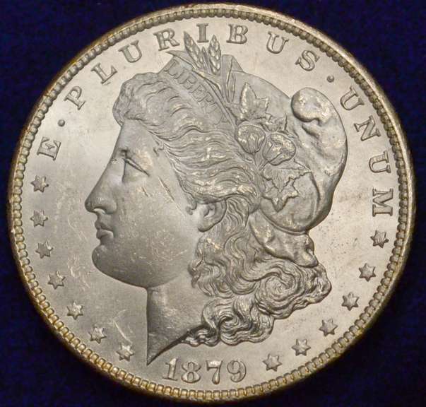 1879-S Morgan Silver Dollar Frosty, Flashy BU.
