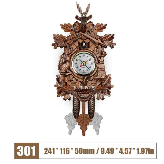 Wall Clocks Cuckoo Pendulum Watch Art