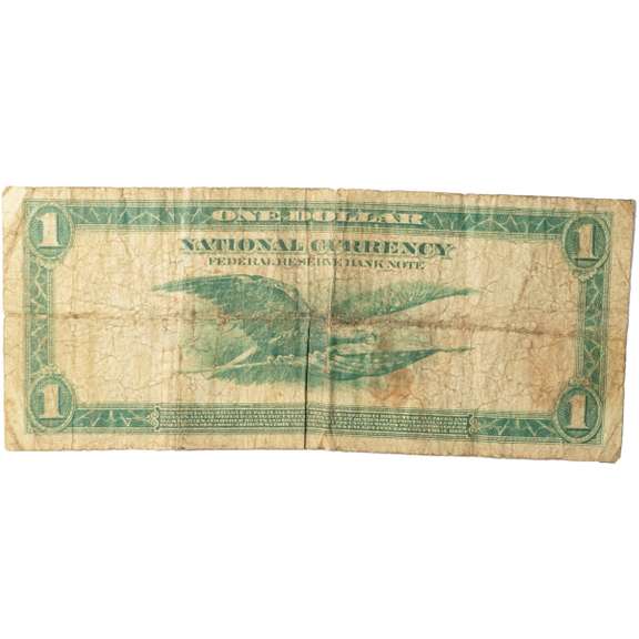 $1 National Currency Note Series 1914 Chicago