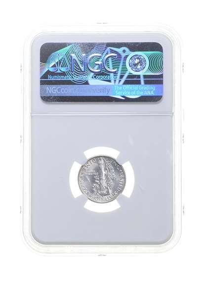 MS64 1945-S Mercury Silver Dime - Graded NGC