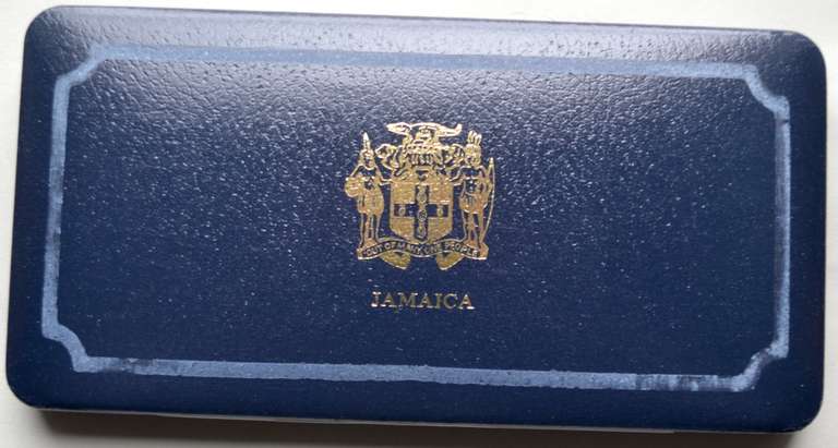 Sharp Proof 8 Coin 1974 Jamaica Proof Set