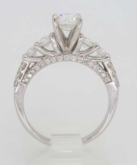 Certified 1.90CTW Diamond Engagement Ring