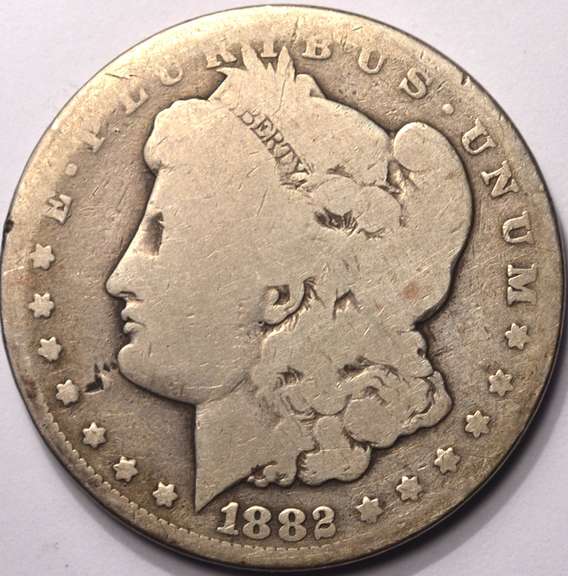1882-CC Morgan Silver Dollar Circulated