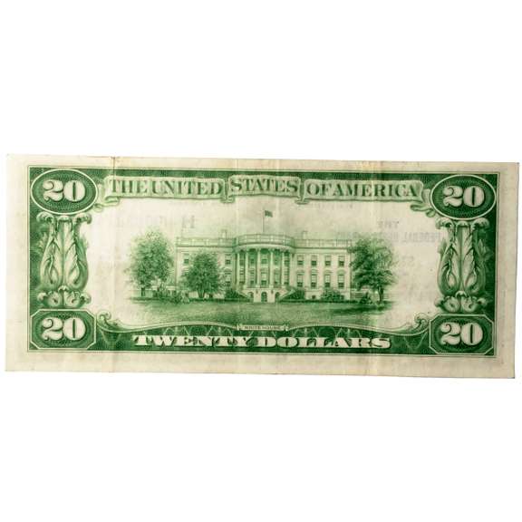 $20 1929 National Currency Federal Reserve Bank St Louis Mo Note
