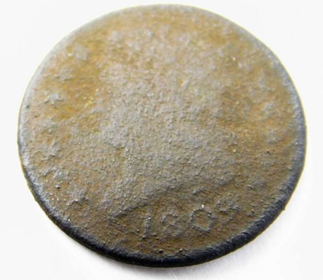 1809-O U.S. Half Cent Coin
