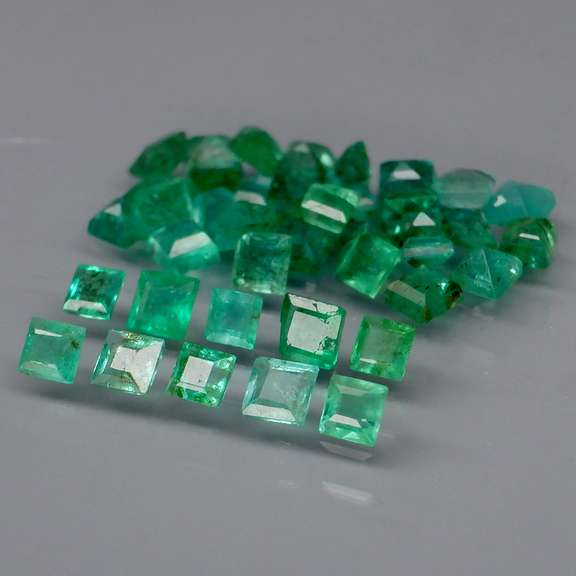 Outstanding 2.65ct real Colombian Emerald set