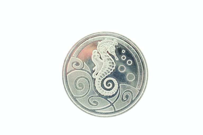 Authentic Two Tala Samoa .999 Fine Silver Coin