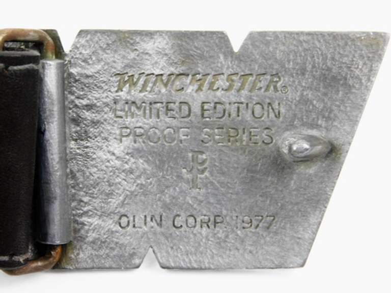 1977 Winchester Western Proof Series Belt & Buckle