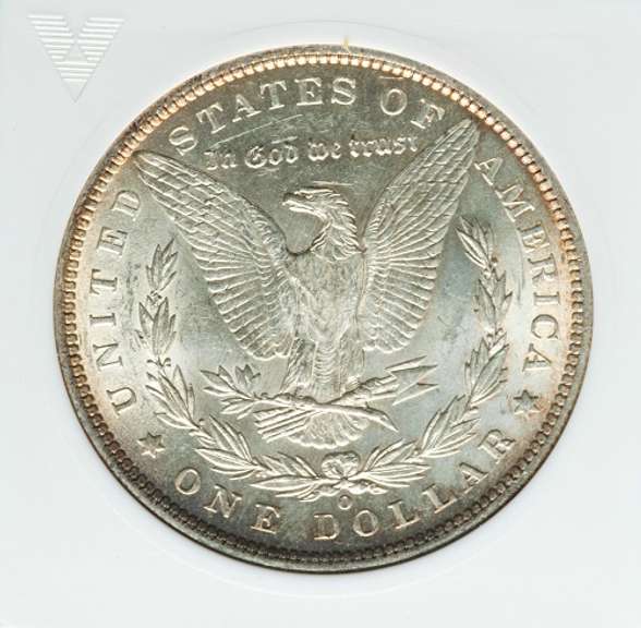 Exceptional BU 1887 New Orleans Minted Morgan Silver Dollar Nice Edge Toning!