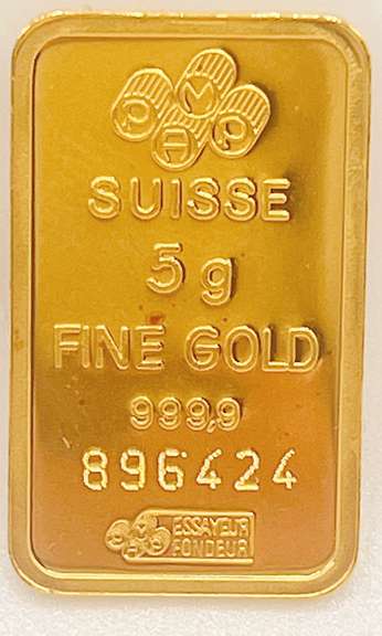 5 gram gold bar