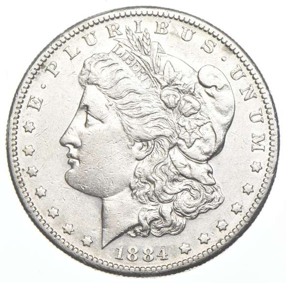 1884-S Morgan Silver Dollar