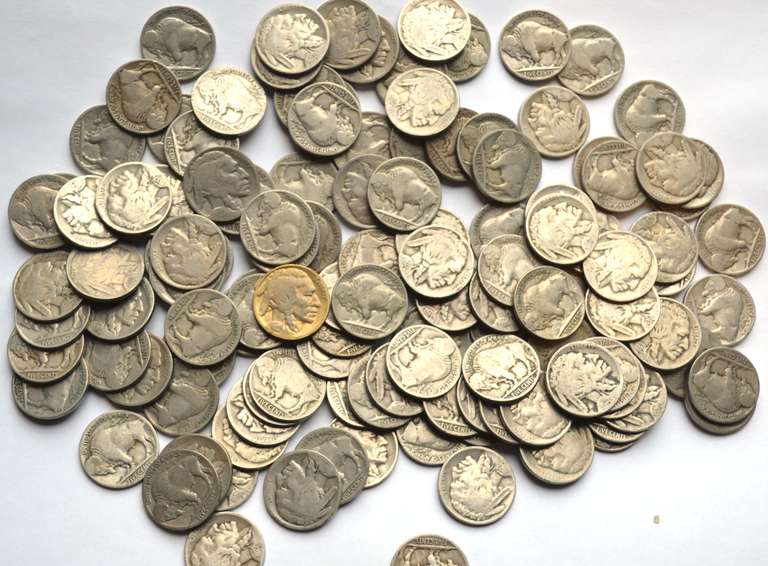 129 Partial Date Buffalo Nickels