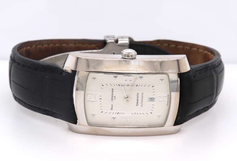 Baume & Mercier Hampton Automatic 26mm Black Leather Strap Watch