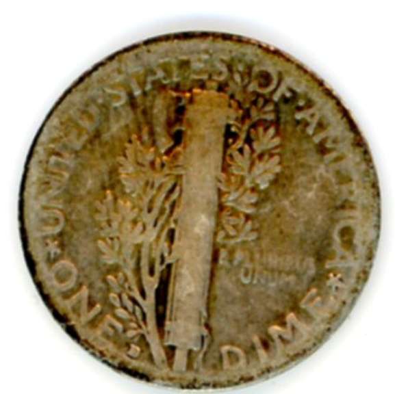 1931-D Silver Mercury Dime
