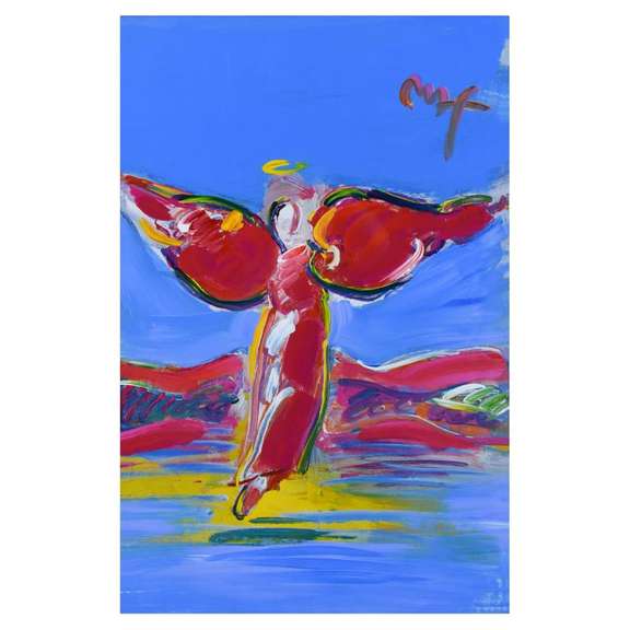 Ascending Angel by Peter Max