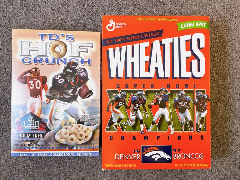 Broncos Wheaties & HOF Crunch 1997 Collector's Edition