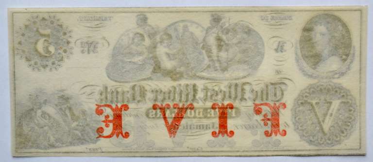 $5 West River Bank Jamaica Vermont Coin Note
