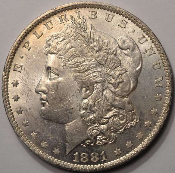 1881-O Morgan Silver Dollar Flashy BU.