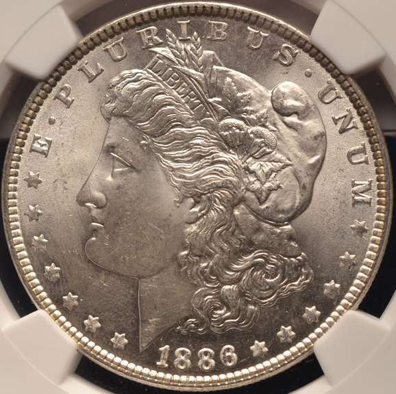 1886 Morgan Silver Dollar NGC MS64