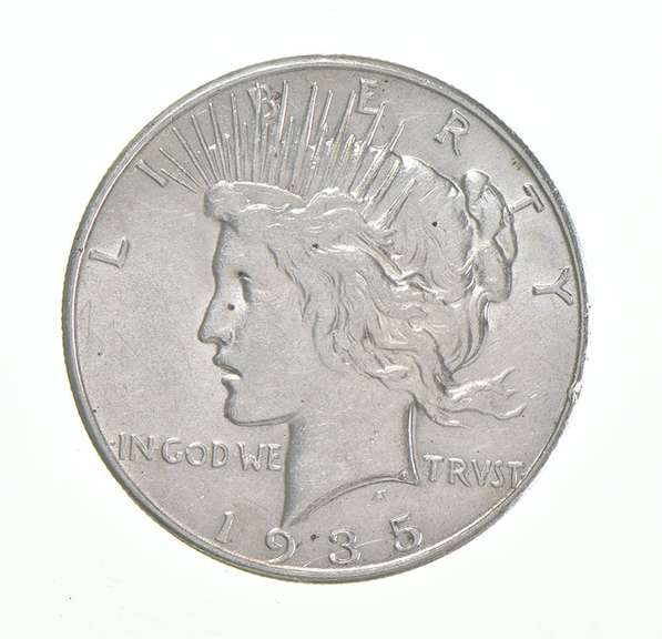 1935 Peace Silver Dollar