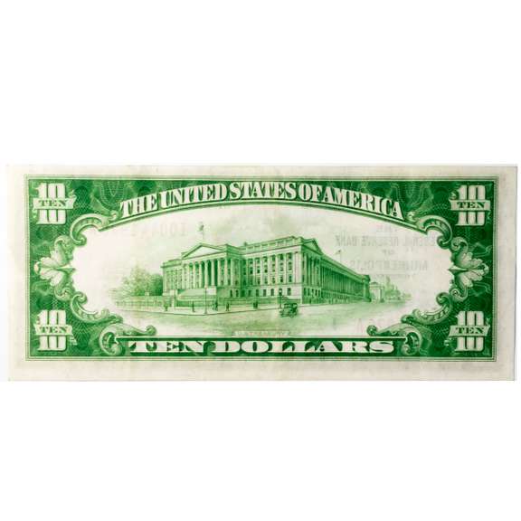 $10 1929 National Currency Federal Reserve Bank Minneapolis Minn Note