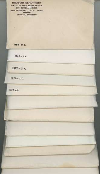Assortment of 12 US Mint Sets: 1968-1979