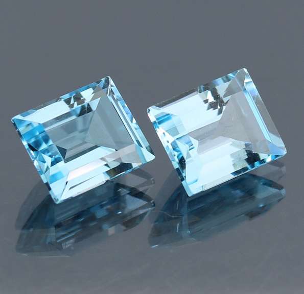 Beautifully matched 11.87ct Topaz pair