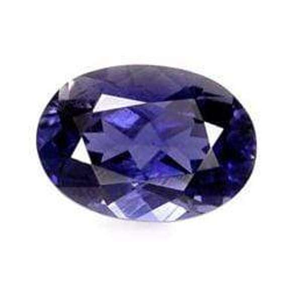 6X8MM OVAL IOLITE LOOSE GEMSTONE