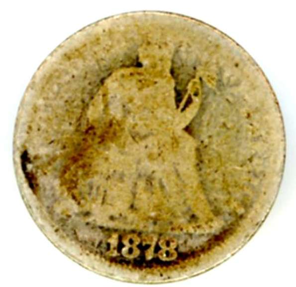 1878 Liberty Seated Dime