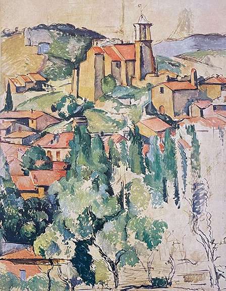Paul Cezanne, View of Gardane