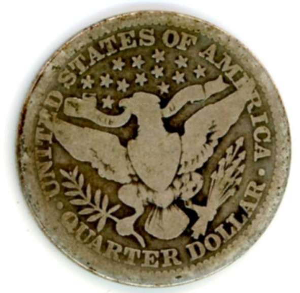 1916 Barber Silver Quarter
