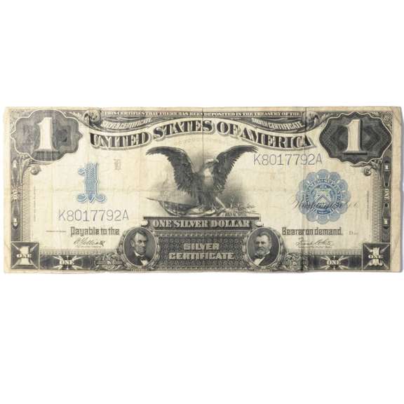 $1 Series 1899 Black Eagle Silver Certificate
