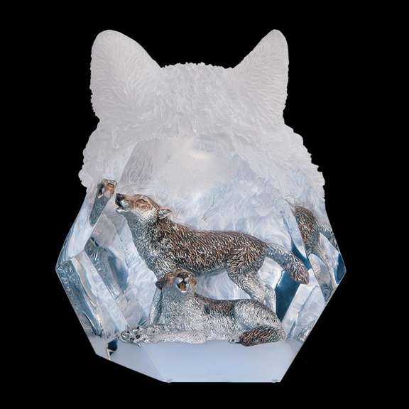 Devotion Sculpture/ Glass by Cantrell, Kitty